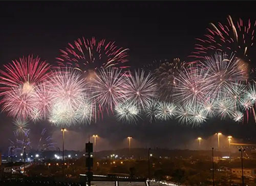 资溪县焰火晚会